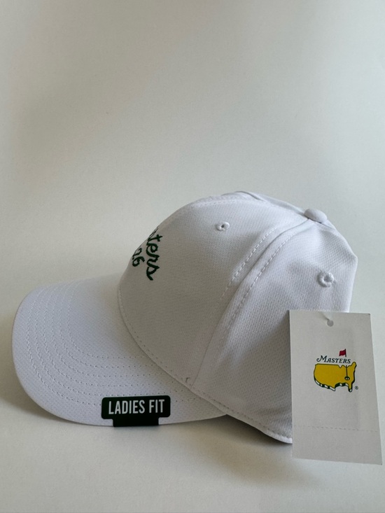 Masters Tech 2026 White Ladies Fit Embroidered Golf Hat. NWT.